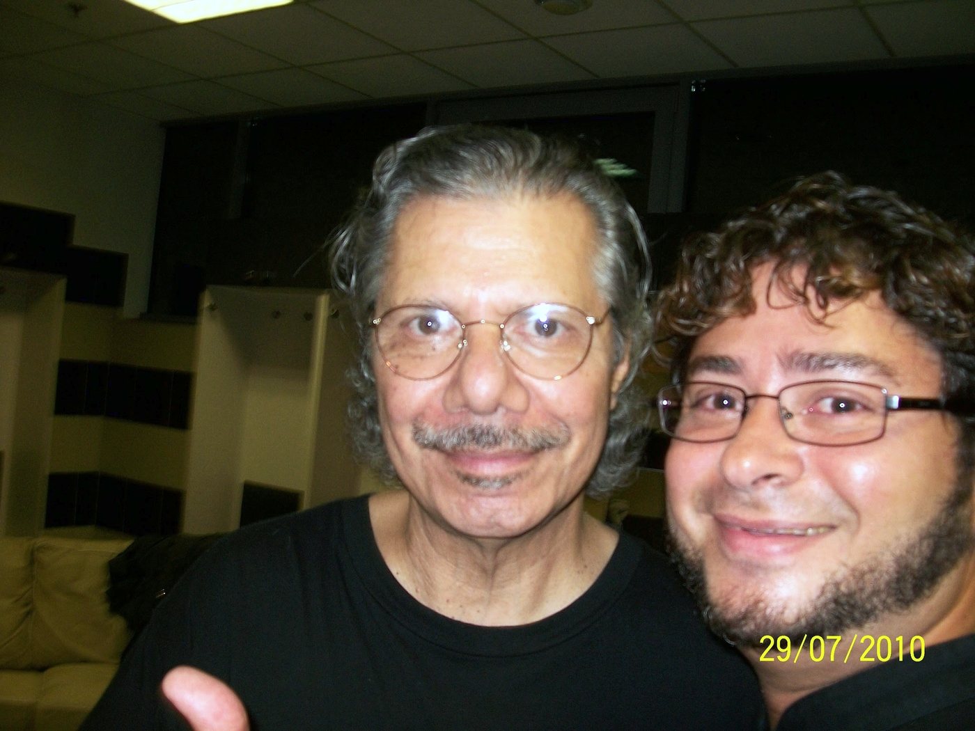 Yan Kayary con Chick Corea, retrato de cerca